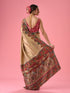 Mohey Creamy Delight Traditional Banarasi Saree