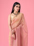 Mohey Radiant Pink Organza Saree