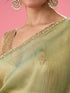 Mohey Sea Green Organza Splendour Saree
