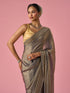 Mohey Grey Organza Saree with Cutdana Work