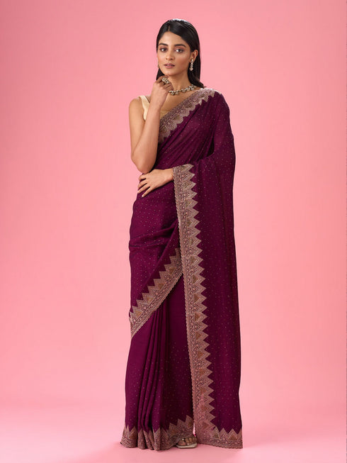 Mohey Wine Chinon Saree