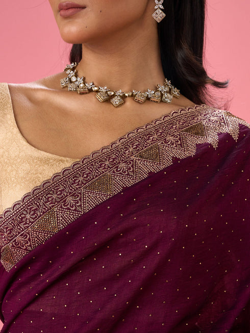 Mohey Wine Chinon Saree