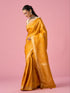Mohey Mustard Yellow Silk Saree with Weave
