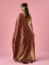 Mohey Wine Silk Banarasi Saree with Weave Design
