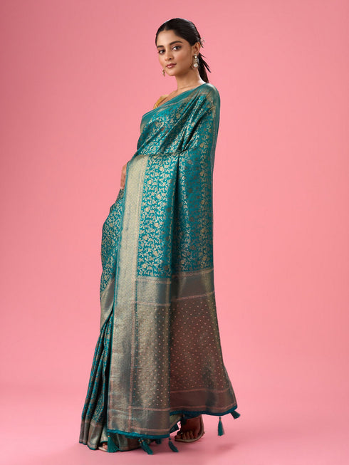 Mohey Rama Green Celebration Saree