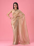 Mohey Exquisite Beige Organza Saree