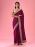 Mohey Wine Elegance Saree