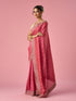 Mohey Pink Silk Saree with Stone Work