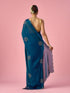 Mohey Green Organza Saree with Stone Work