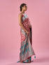 Mohey Pink Silk Banarasi Saree with Stone Work