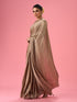 Mohey Beige Satin Celebration Saree