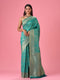 Mohey Lush Sea Green Elegance Saree