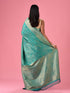 Mohey Lush Sea Green Elegance Saree