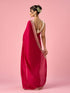 Mohey Pink Silk Saree with Stone Work
