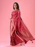 Mohey Ravishing Rani Pink Saree