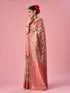 Mohey Pink Silk Saree with Weave Design