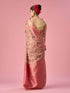 Mohey Pink Silk Saree with Weave Design