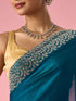 Mohey Rama Green Organza Saree with Stone Work
