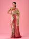 Mohey Cream Elegance Banarasi Saree
