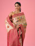 Mohey Cream Elegance Banarasi Saree