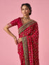Mohey Pink Satin Saree with Zari Design