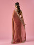 Mohey Pink Organza Saree with Stone Work