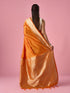 Mohey Yellow Silk Saree with Weave