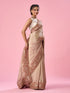 Mohey Light Pink Organza Saree with Hand Embroidery