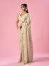 Mohey Cream Tissue Saree with Sequin Work