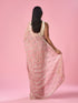 Mohey Pink Tissue Saree with Hand Embroidery