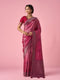 Mohey Pink Silk Saree with Stone Work