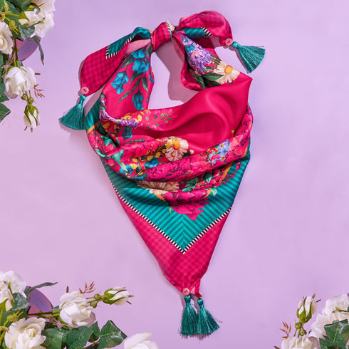 Parul Garg Beauty Fleur Garden Scarf