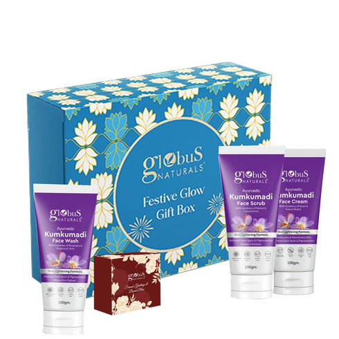 Globus Naturals Kumkumadi Brightening Skincare Gift Box