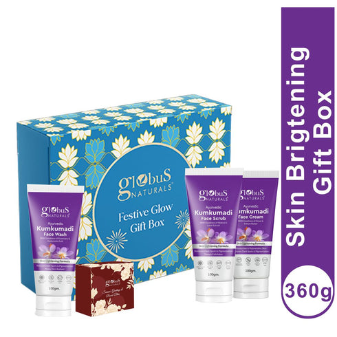 Globus Naturals Kumkumadi Brightening Skincare Gift Box