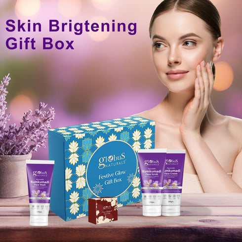 Globus Naturals Kumkumadi Brightening Skincare Gift Box