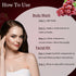 Globus Naturals Red Wine Body Wash 100 ml & Red Wine Facial Kit 40 gm with Chocolate Box