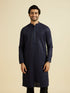 Manyavar Blue Georgette Festive Kurta Pajama