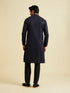 Manyavar Blue Georgette Festive Kurta Pajama