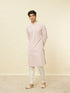 Manyavar Purple Chikankari Kurta Set