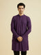 Manyavar Purple Majesty Kurta Pajama