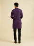 Manyavar Purple Majesty Kurta Pajama