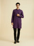 Manyavar Purple Majesty Kurta Pajama