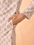 Manyavar Regal Cream Brocade Kurta Pajama