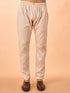 Manyavar Regal Cream Brocade Kurta Pajama