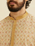 Manyavar Fawn Chikankari Kurta Set