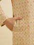 Manyavar Fawn Chikankari Kurta Set