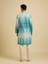 Manyavar Aqua Green Tie And Dye Printed Kurta Set