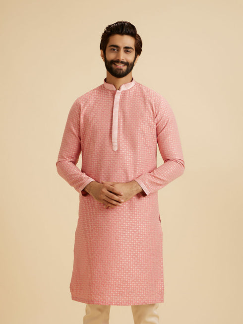 Manyavar Coral Grace Kurta Pajama