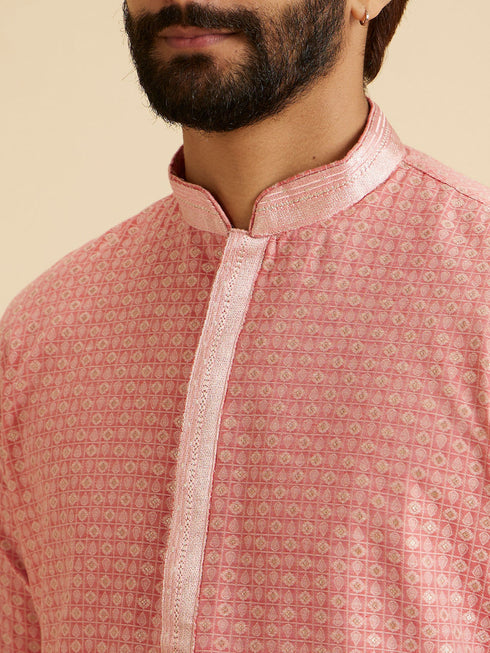 Manyavar Coral Grace Kurta Pajama