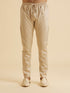Manyavar Enthralling Beige Kurta Pajama